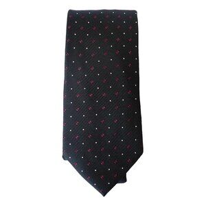 MICHAEL KORS Black Texture Tailor Pindot Silk Classic Tie
